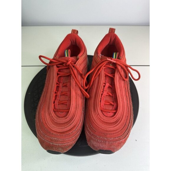 Nike Air Max 97 QS Olympic Rings Red CI3708-600 Rare Suede Size 8 US - Picture 2 of 8